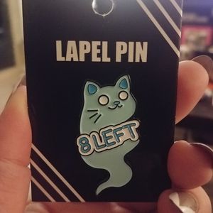 Cat enamel pin
